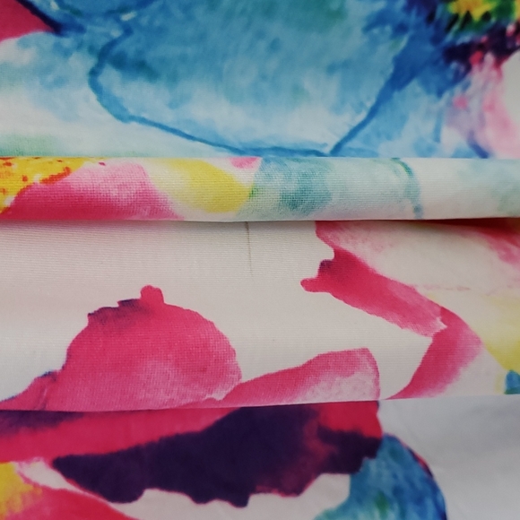 3/$30 Bright Floral Sleeveless Dress - Picture 6 of 6